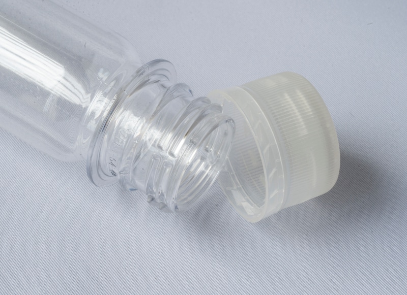 16.9 oz. Clear PET Water Bottle with 28mm PCO Neck (Cap Sold Separately)