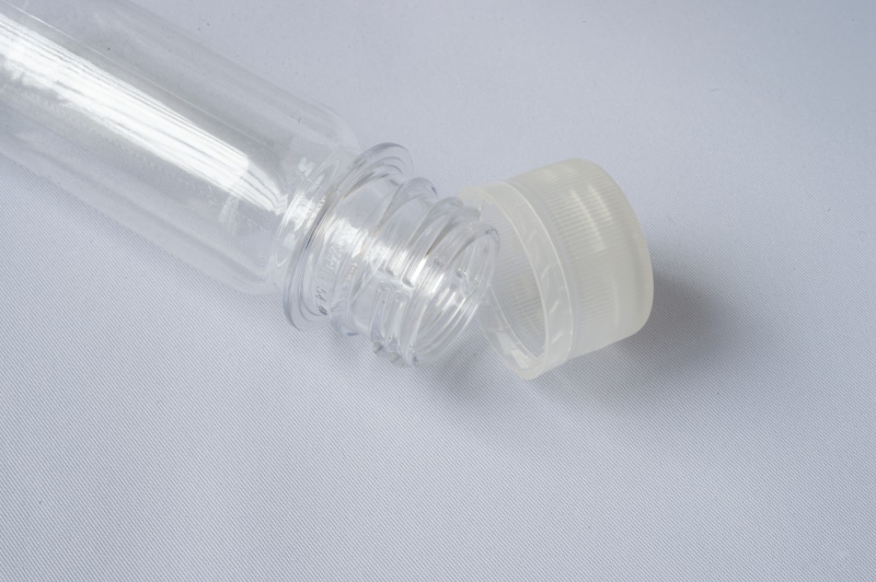 16.9 oz. Clear PET Water Bottle with 28mm PCO Neck (Cap Sold Separately)