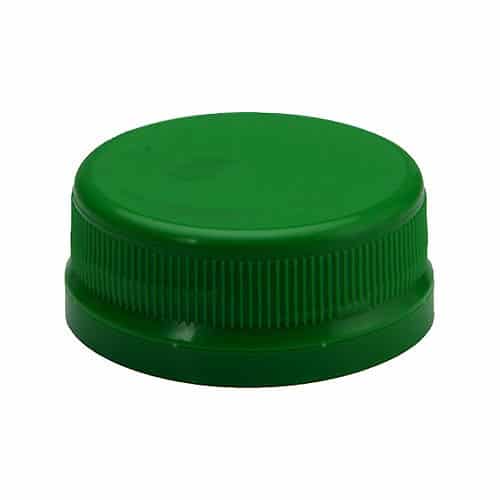 image of 38mm plastic bottle cap - green